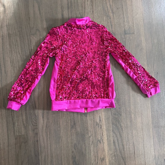 Pink sequin jacket - Picture 4 of 5